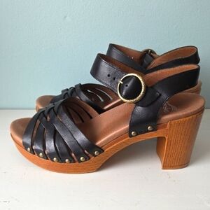 Dansko Dawson Sandals Size EU 39/US 8.5-9 Black